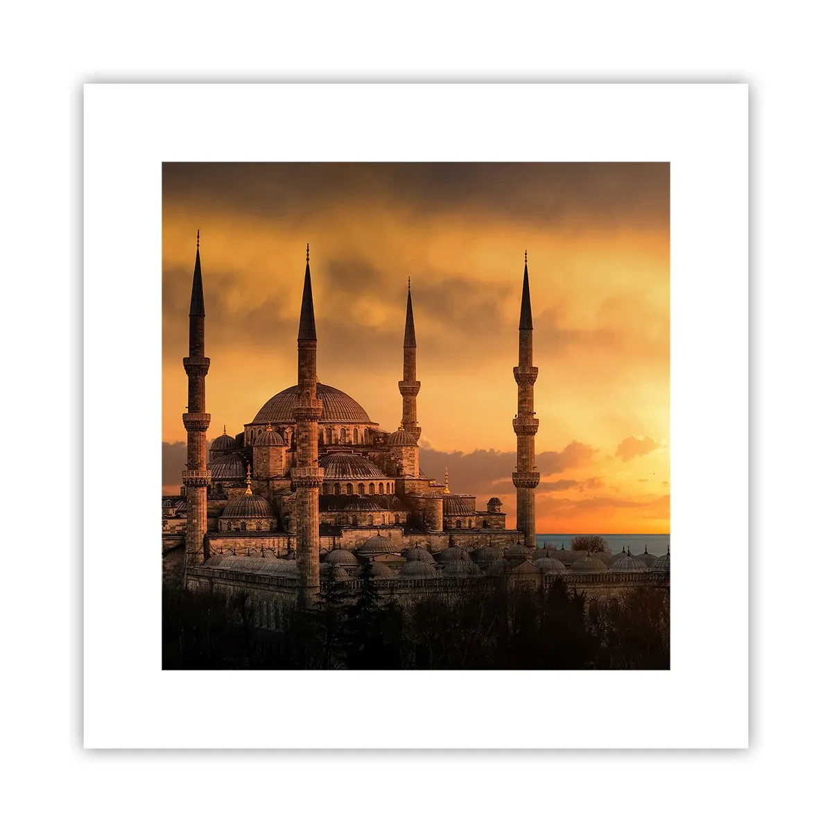 Affiche - Poster - Dieu est grand - 30x30 cm