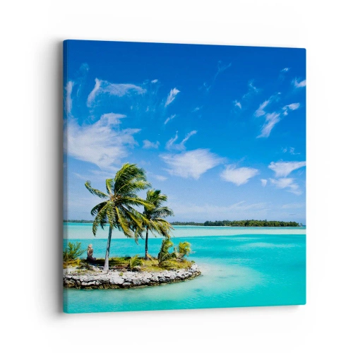 Impression sur toile - Image sur toile - Paradis sur Terre - 40x40 cm