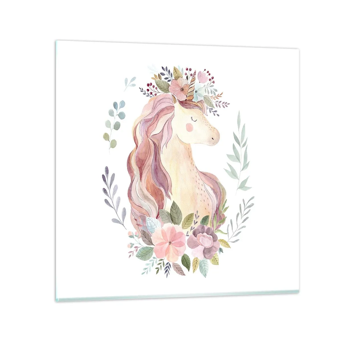 Impression sur verre - Image sur verre - Invitation au monde des contes de fées - 30x30 cm