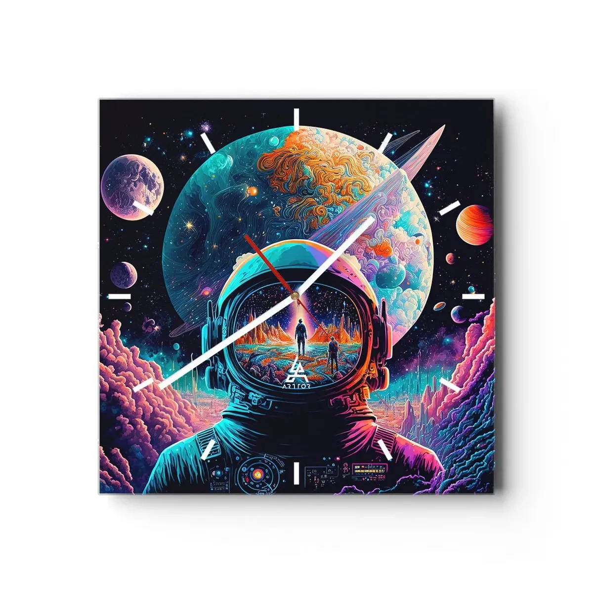 Horloge murale - Pendule murale - Les philosophes n'en ont pas rêvé - 40x40 cm
