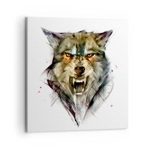 Impression sur toile - Image sur toile - Pas un pas ! - 50x50 cm