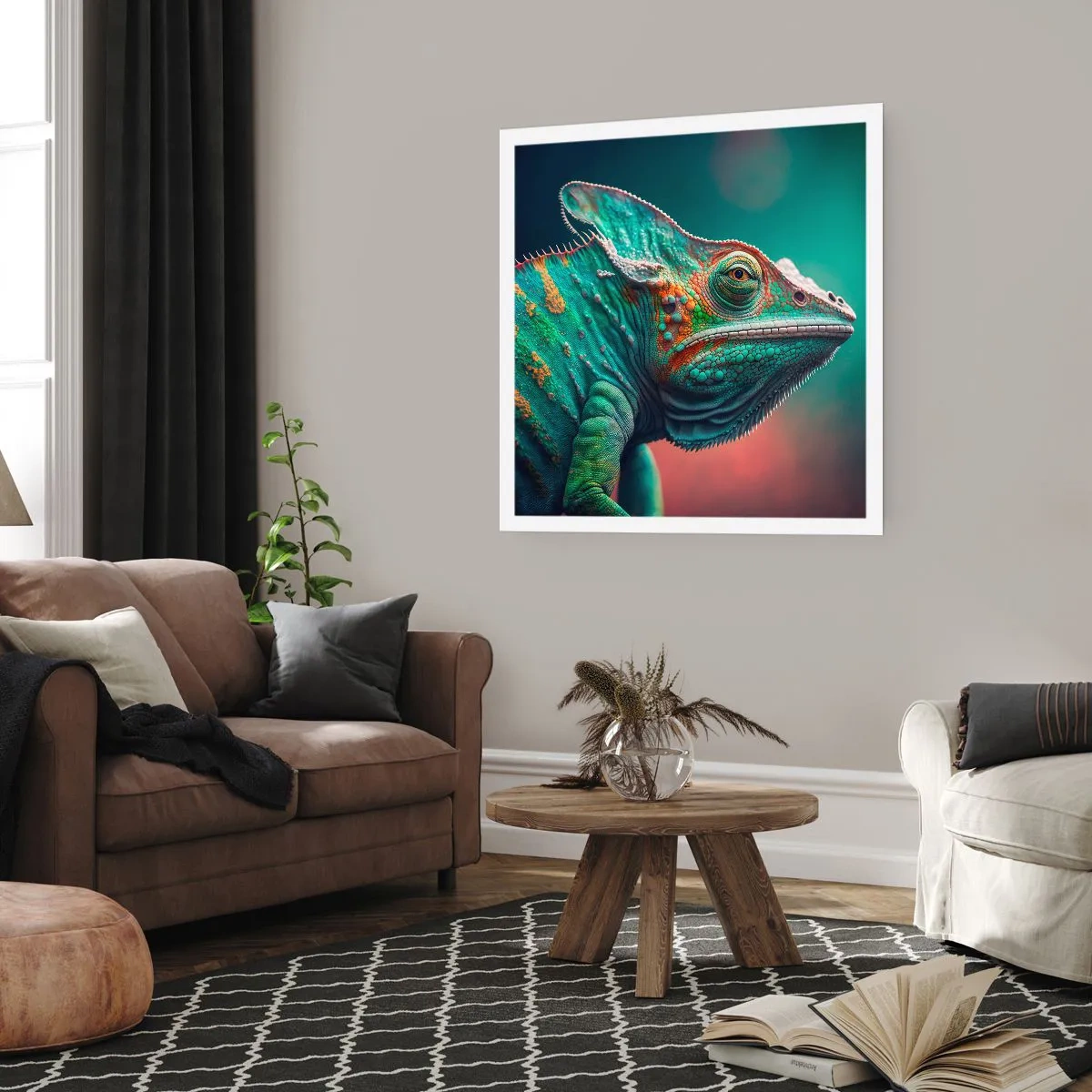 Affiche - Poster - Vous me voyez? Pas bien… - 60x60 cm