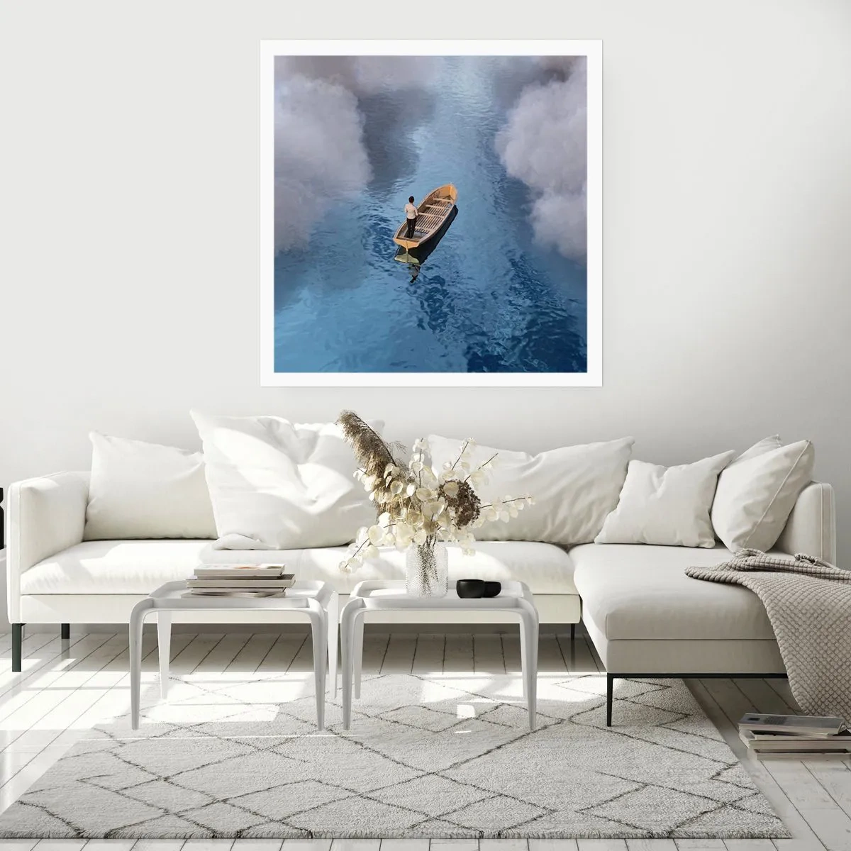 Affiche - Poster - Vie – voyage – inconnu - 40x40 cm