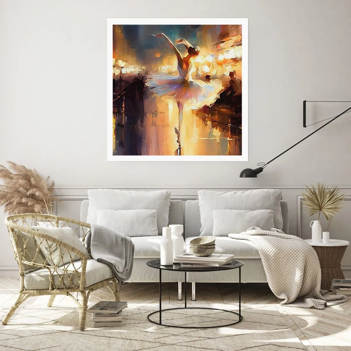 Affiche - Poster - Miracle dans la rue - 60x60 cm