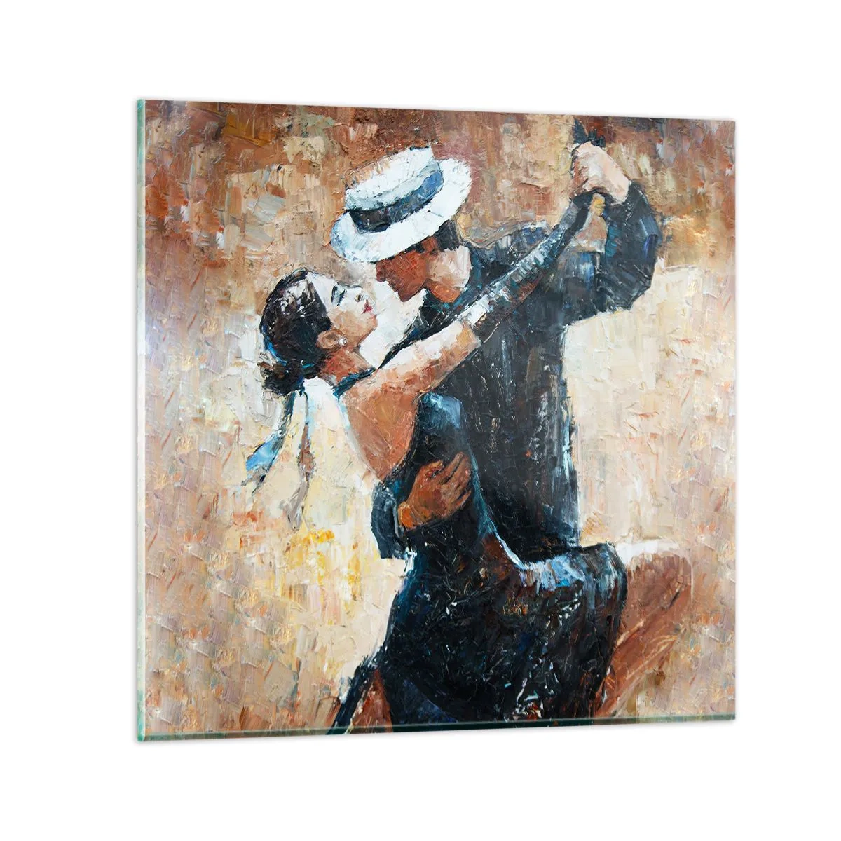 Impression sur verre - Image sur verre - À la Rudolf Valentino - 60x60 cm