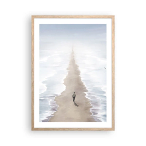 Affiche dans un chêne clair - Poster - Un brillant avenir - 50x70 cm