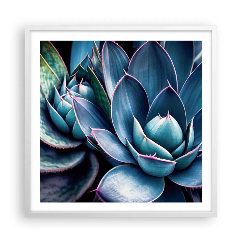 Affiche dans un cadre blanc - Poster - Force vital - 60x60 cm