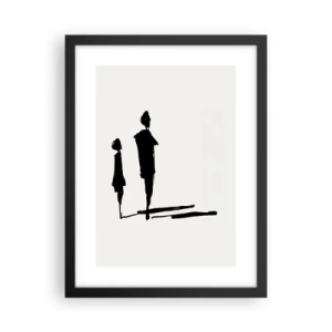 Affiche dans un cadre noir - Poster - Êtes-vous sûr qu'ils sont ensemble ? - 30x40 cm
