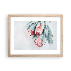 Affiche dans un chêne clair - Poster - Honte de leur propre beauté - 40x30 cm