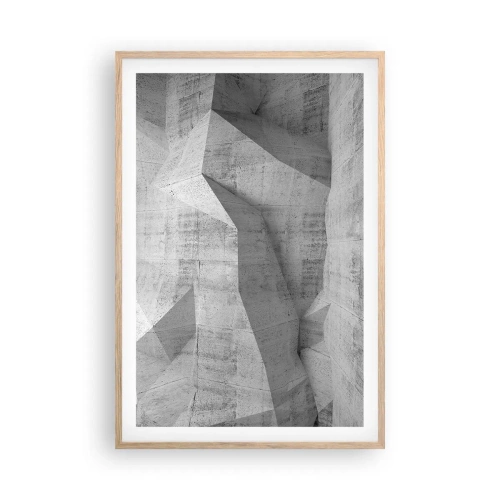 Affiche dans un chêne clair - Poster - Un vrai challenge - 61x91 cm