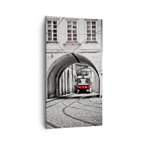Impression sur toile - Image sur toile - Dans le labyrinthe de la ville - 45x80 cm