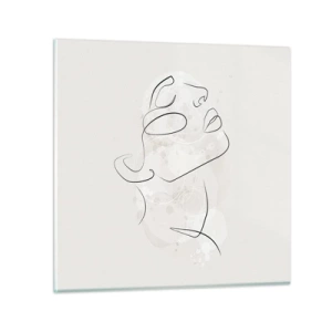 Impression sur verre - Image sur verre - L'esquisse d'un rêve - 30x30 cm