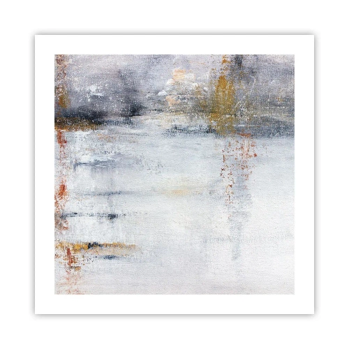 Affiche - Poster - Derrière l'air un rideau - 50x50 cm