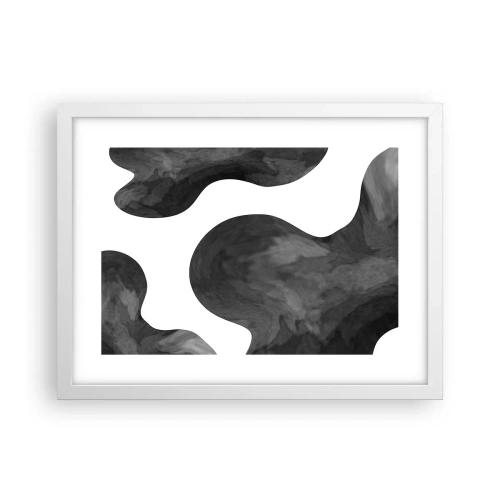 Affiche dans un cadre blanc - Poster - La route du lait - 40x30 cm