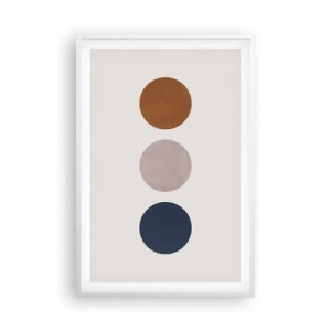 Affiche dans un cadre blanc - Poster - Symbole d'excellence - 61x91 cm