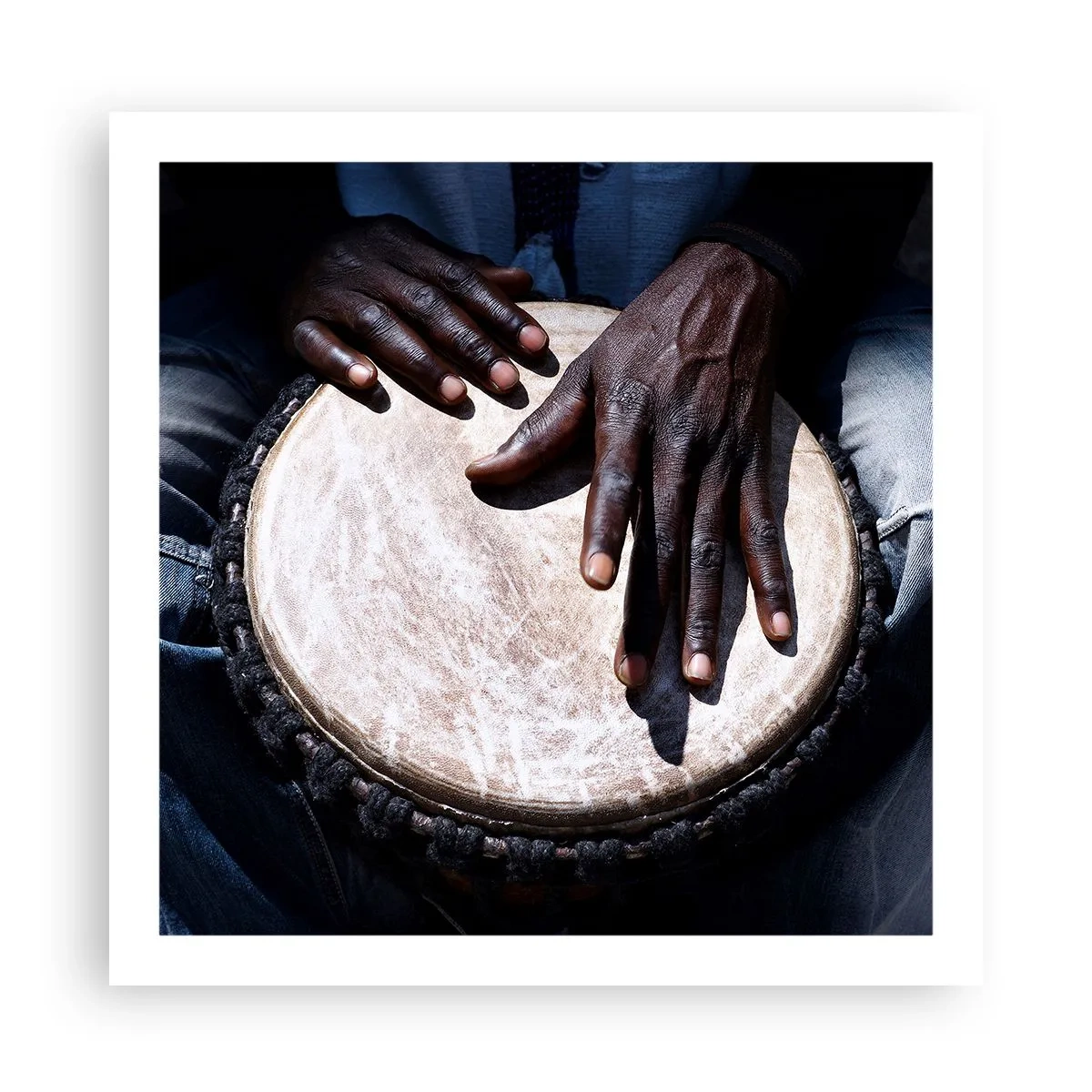 Affiche - Poster - Vis à son rythme - 60x60 cm