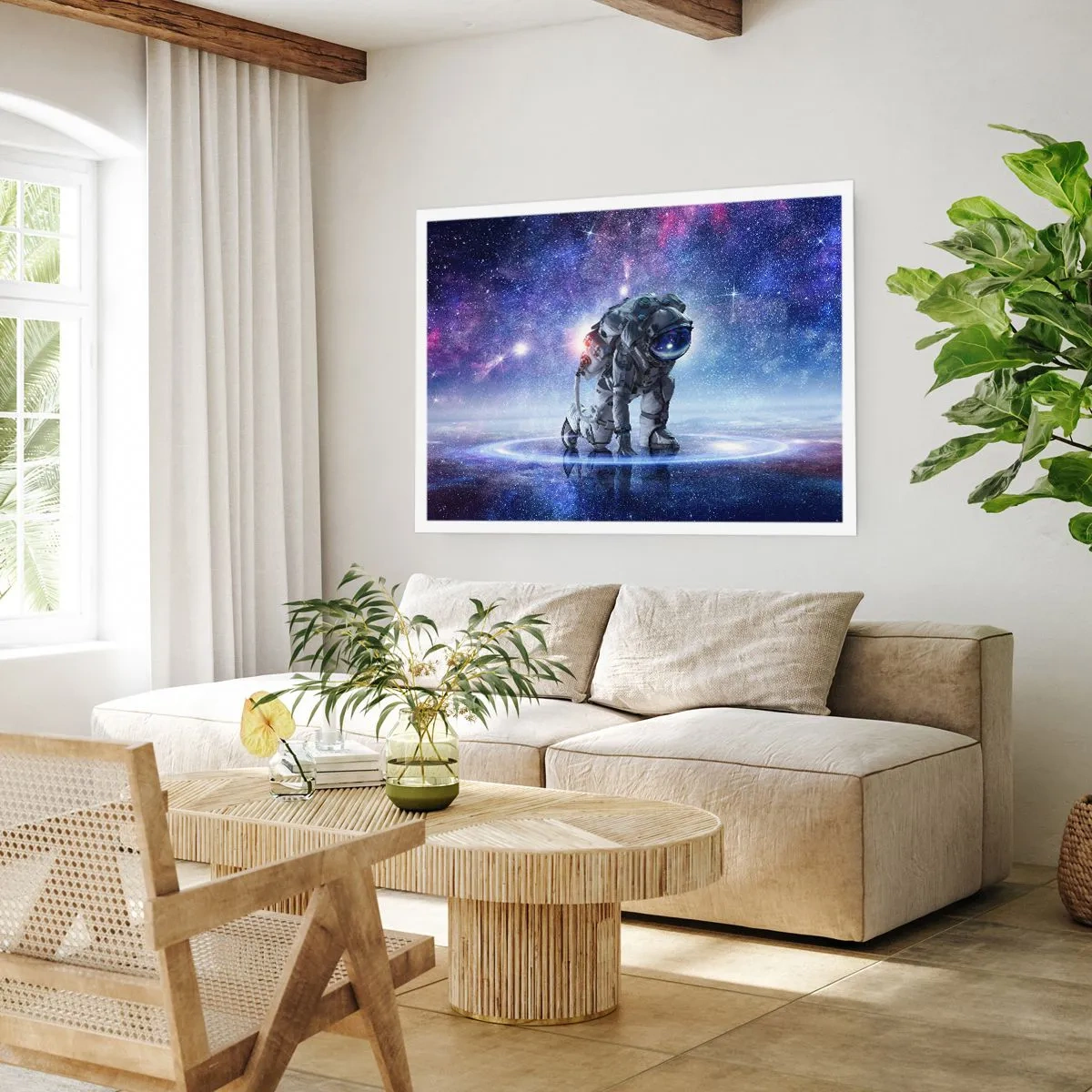 Affiche - Poster - Le ciel étoilé au dessus de moi - 40x30 cm