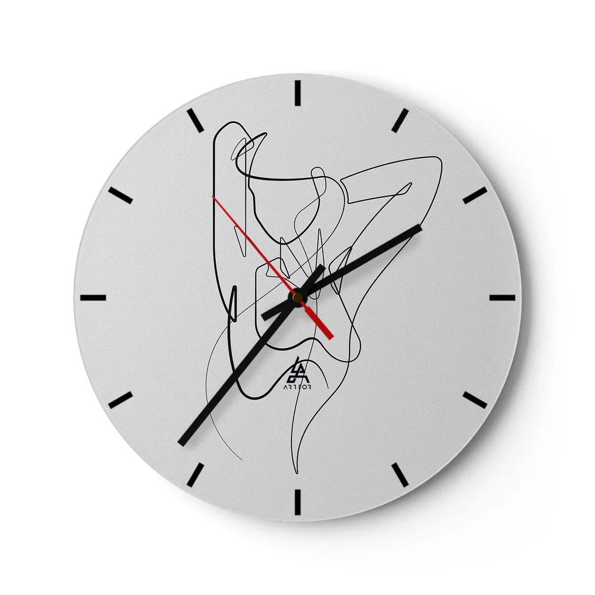 Horloge murale - Pendule murale - Vraiment, tu es comme ça... - 40x40 cm