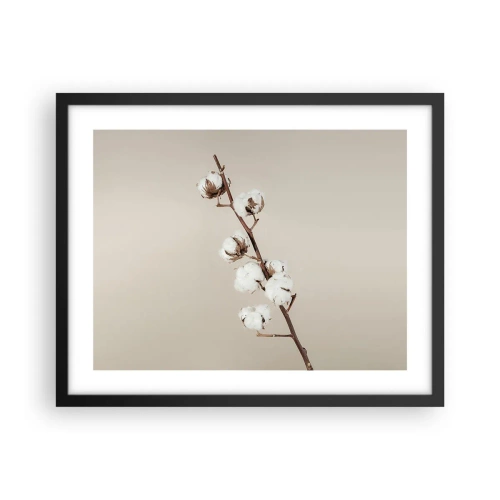 Affiche dans un cadre noir - Poster - A la source de la douceur - 50x40 cm