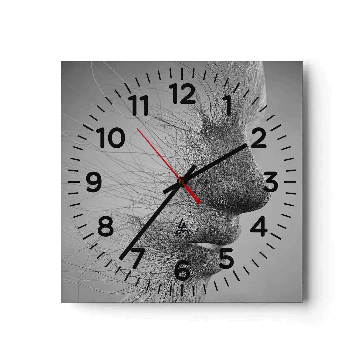 Horloge murale - Pendule murale - L'esprit du vent - 40x40 cm