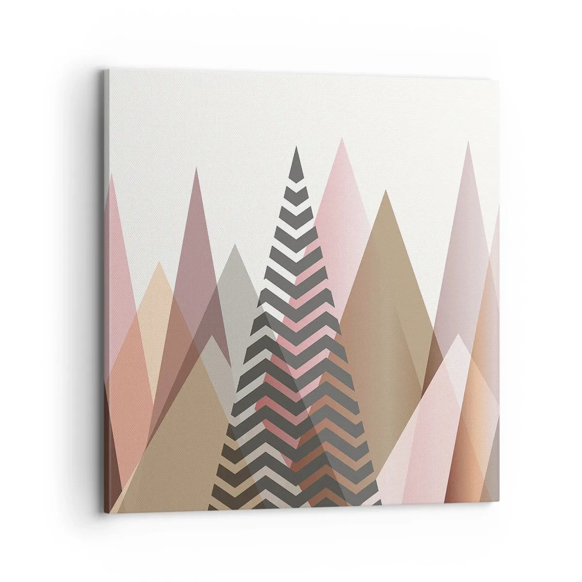 Impression sur toile - Image sur toile - Vue pyramidale - 70x70 cm