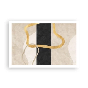 Affiche - Poster - Formes emmellées - 91x61 cm