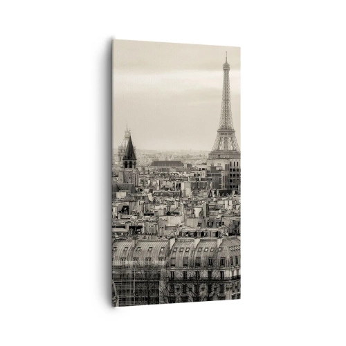 Impression sur toile - Image sur toile - Sur les toits de Paris - 65x120 cm