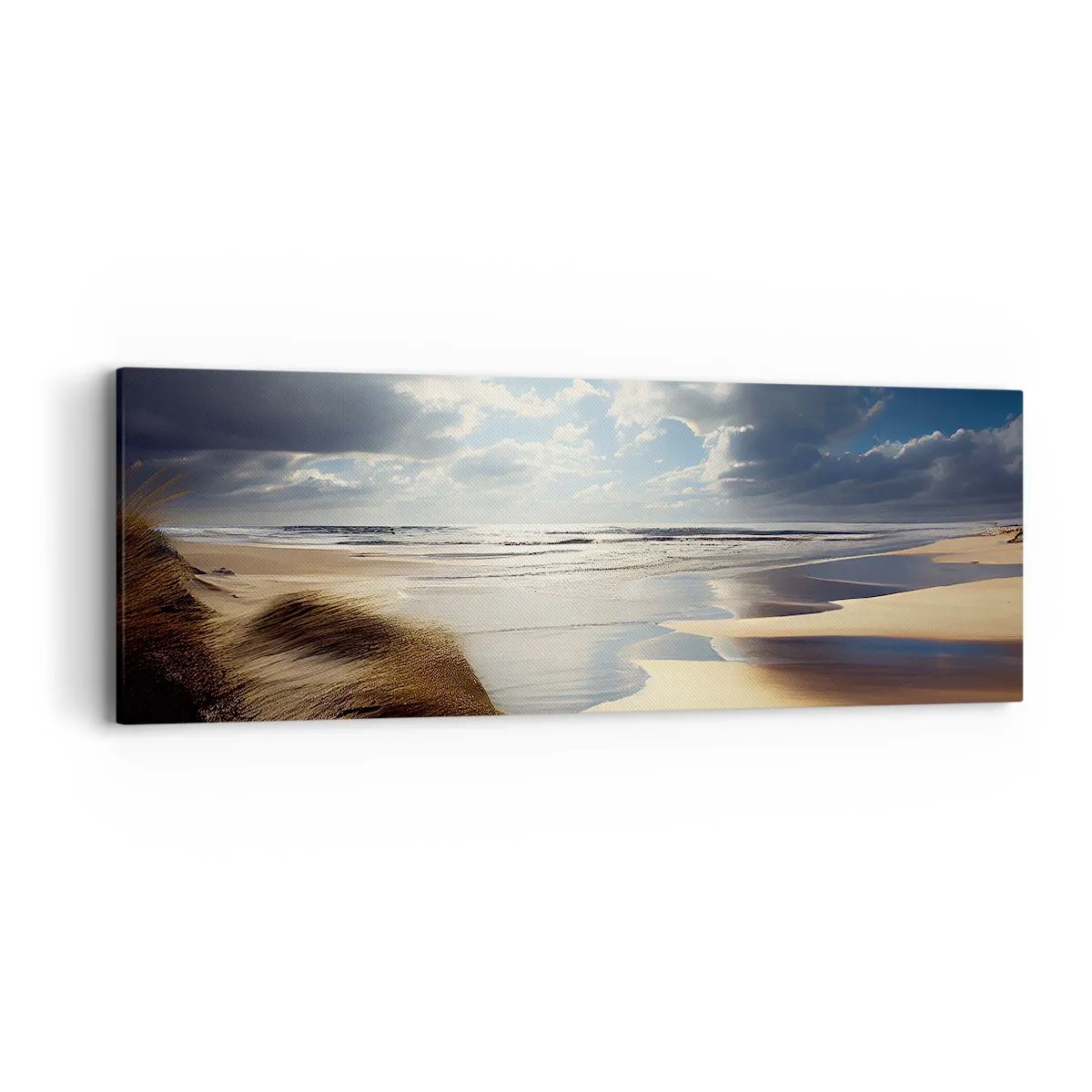 Impression sur toile - Image sur toile - Plage, plage sauvage - 90x30 cm