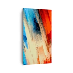 Impression sur toile - Image sur toile - Une cascade de couleurs - 45x80 cm