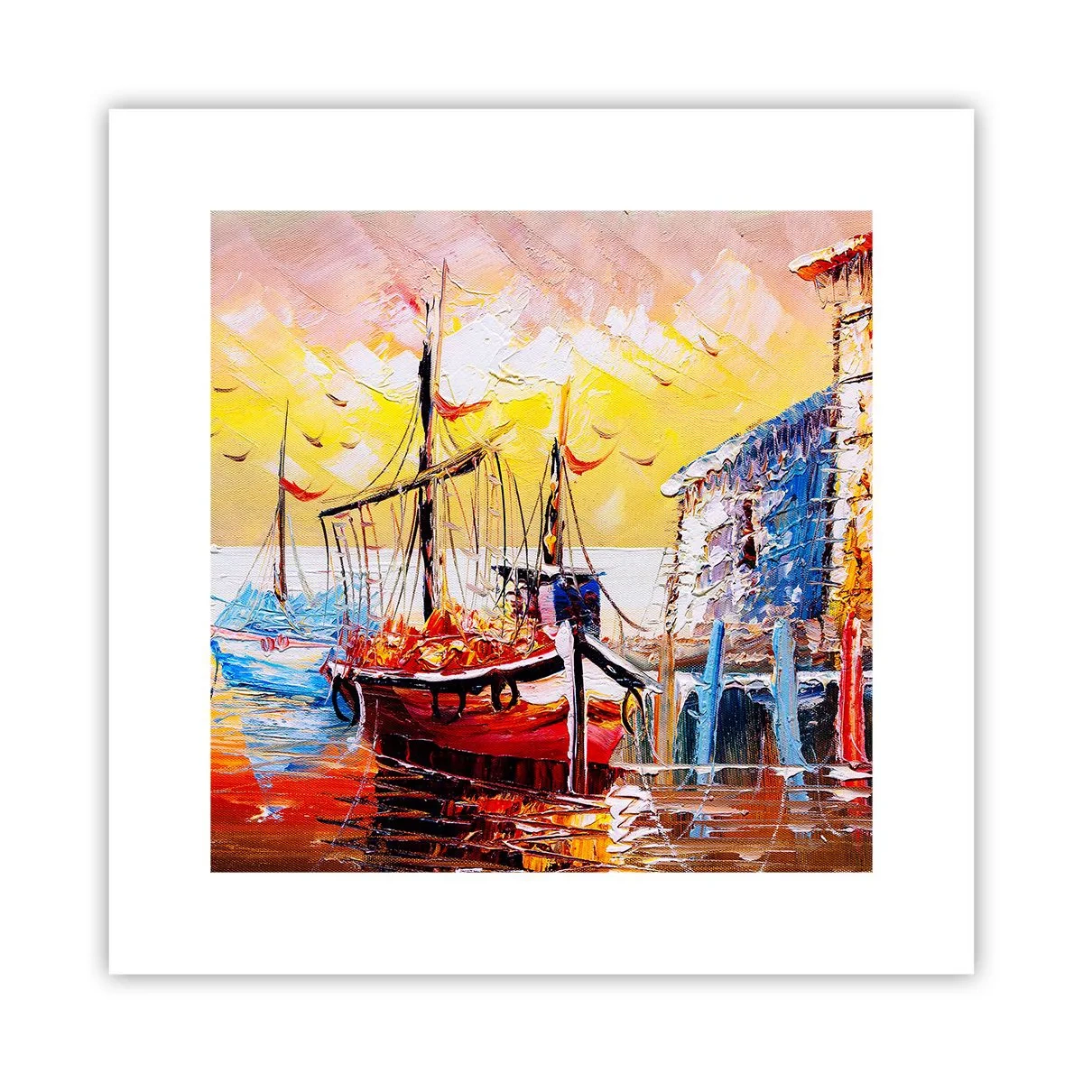 Affiche - Poster - Bon retour - 30x30 cm