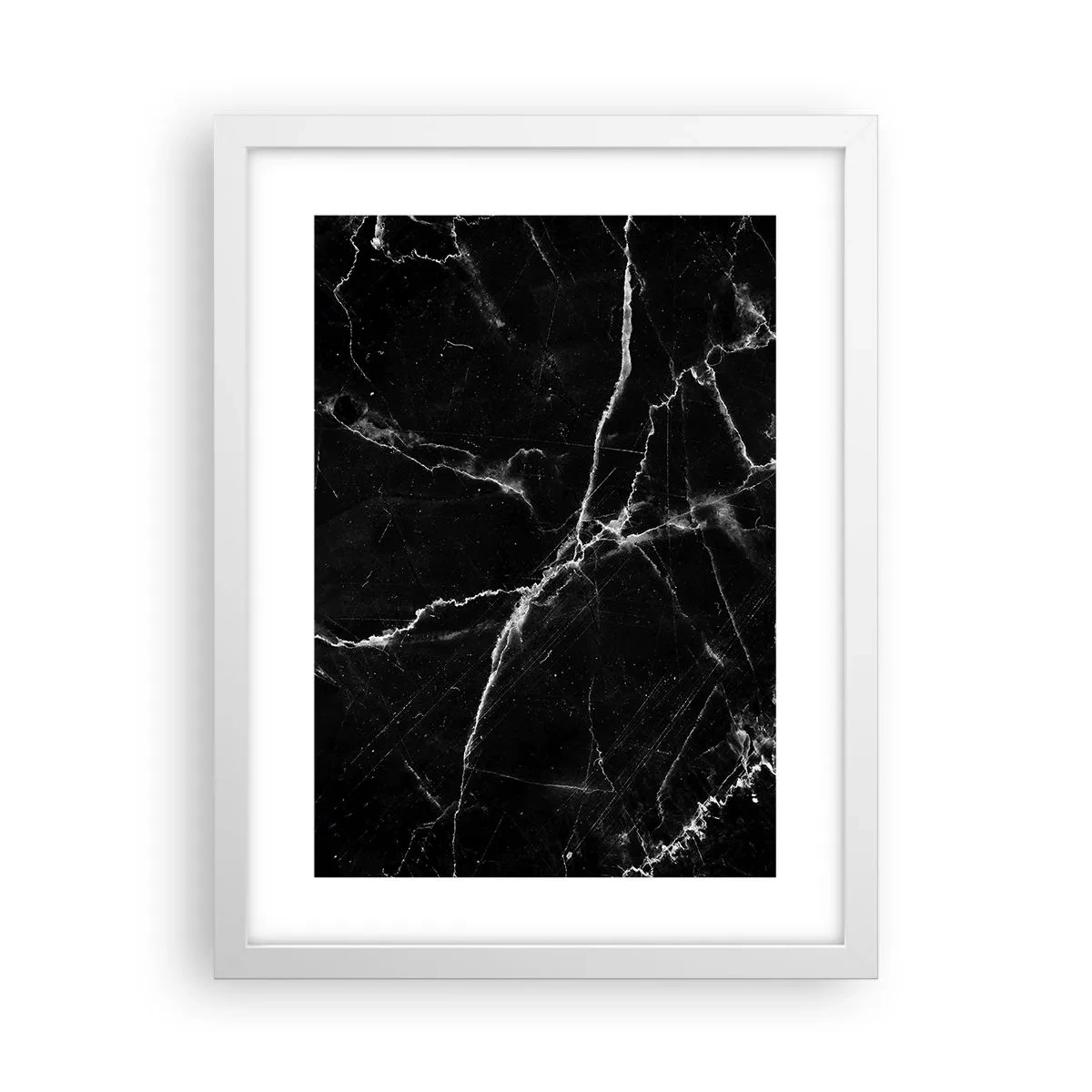 Affiche dans un cadre blanc - Poster - La vie secrète de la pierre - 30x40 cm
