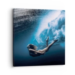 Impression sur toile - Image sur toile - Sirène moderne - 30x30 cm