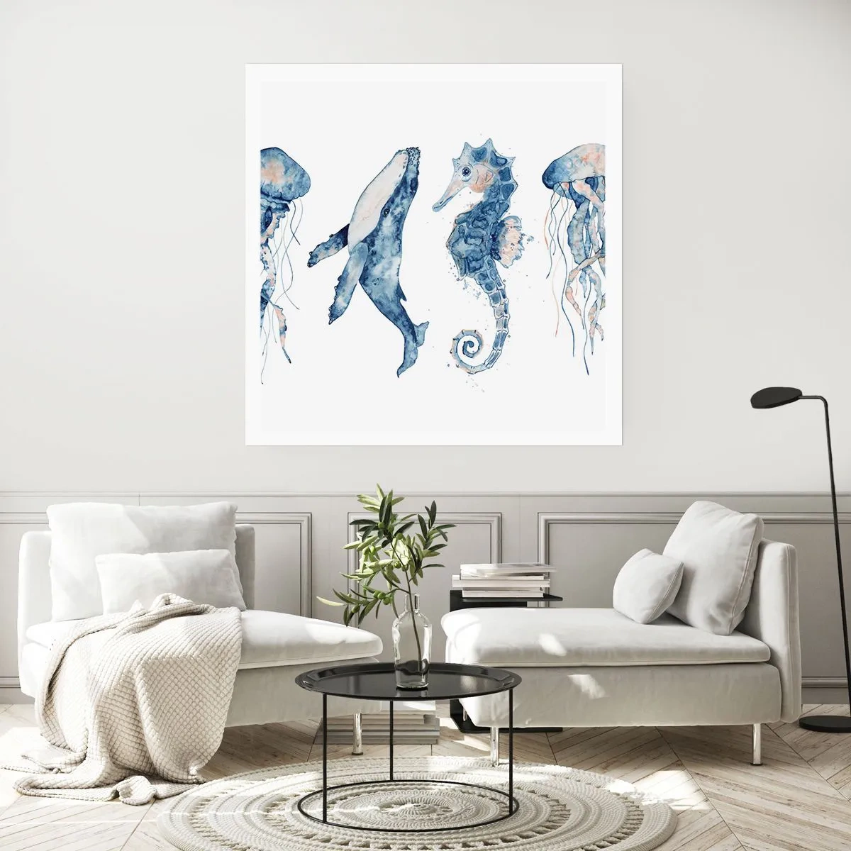 Affiche - Poster - Merveilles de la mer - 30x30 cm