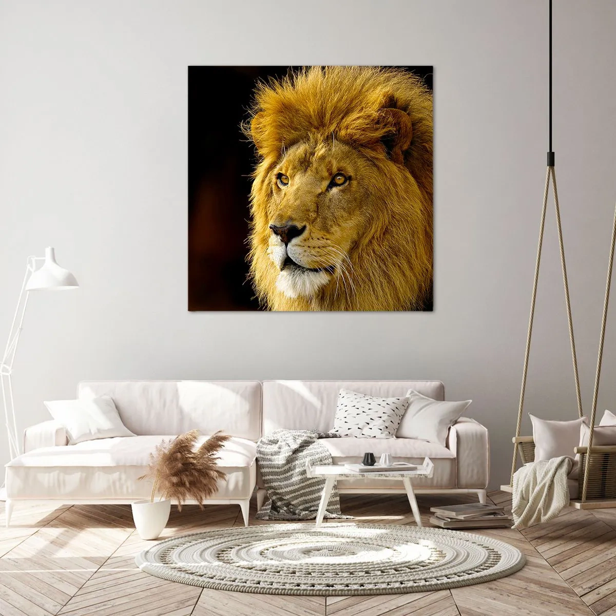 Impression sur toile - Image sur toile - Portrait de roi - 60x60 cm