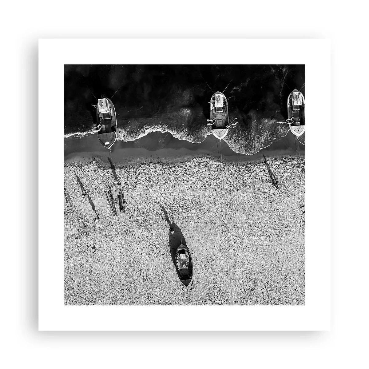 Affiche - Poster - Toujours sur le rivage… - 40x40 cm