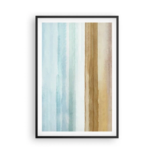 Affiche dans un cadre noir - Poster - Réconfort - 61x91 cm