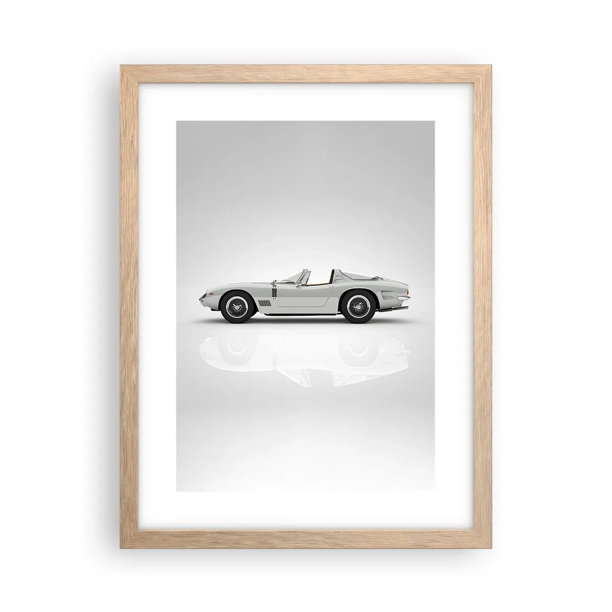 Affiche dans un chêne clair - Poster - Promesse de plaisir - 30x40 cm