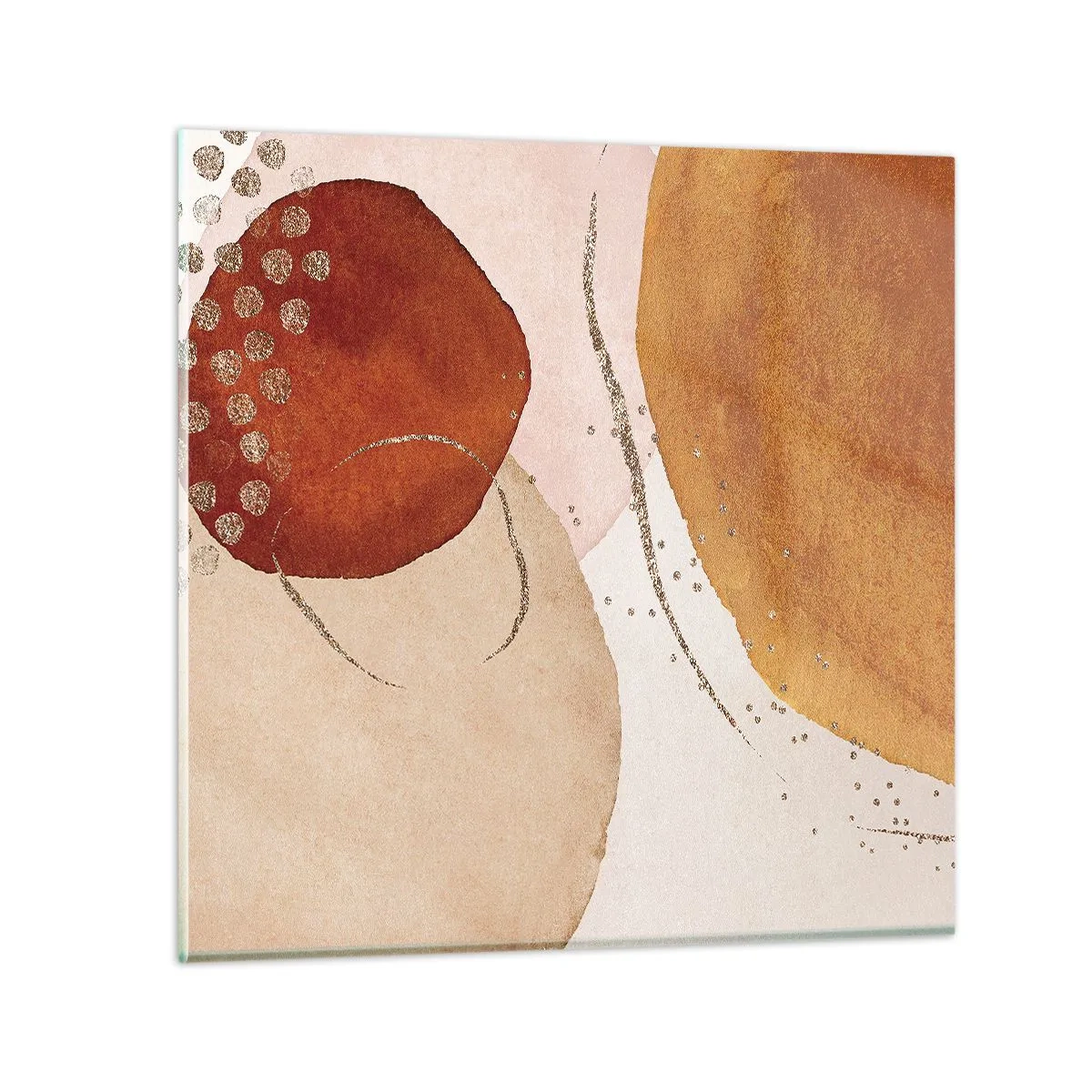 Impression sur verre - Image sur verre - Rondeur et mouvement - 40x40 cm