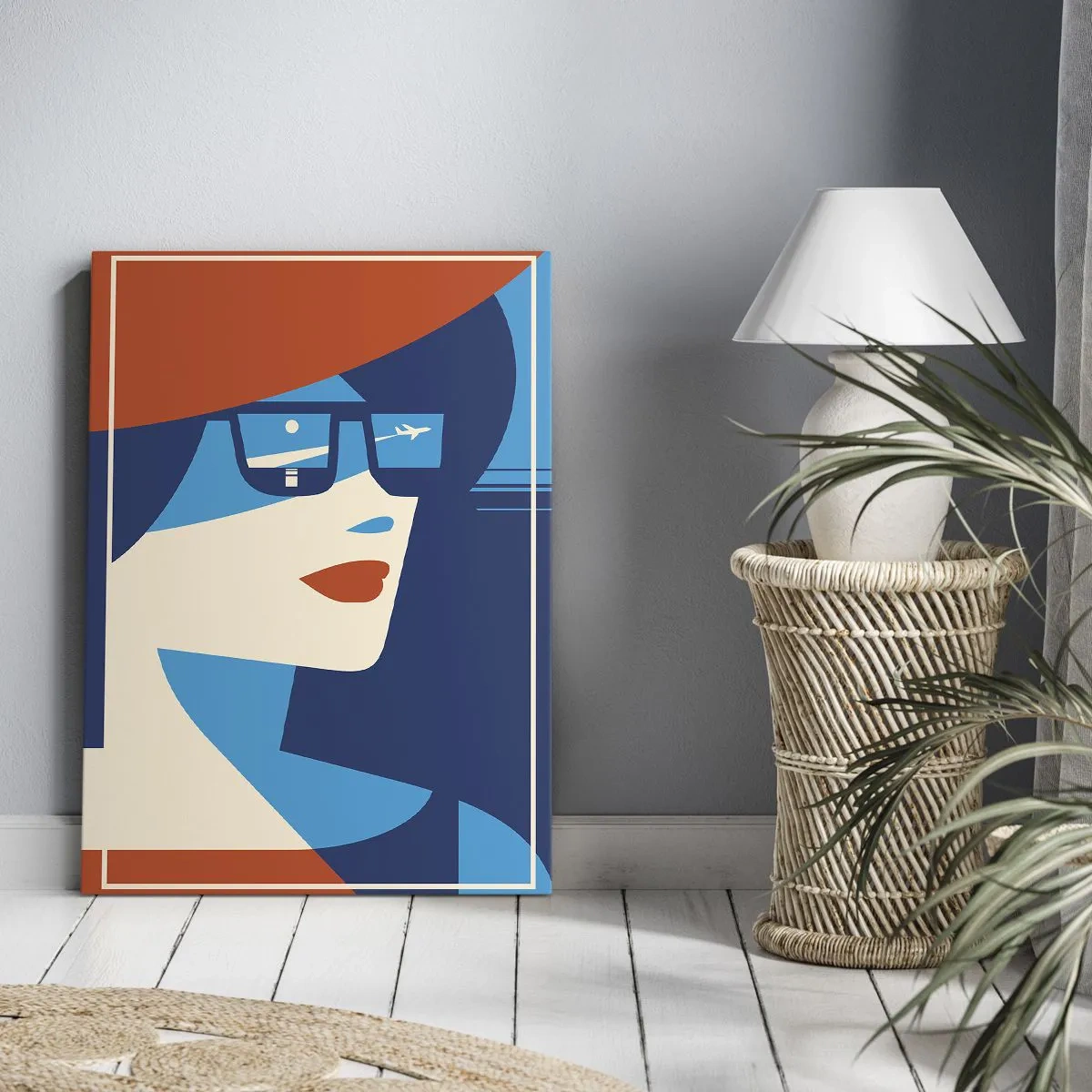 Impression sur toile - Image sur toile - Voyage de vacances - 55x100 cm