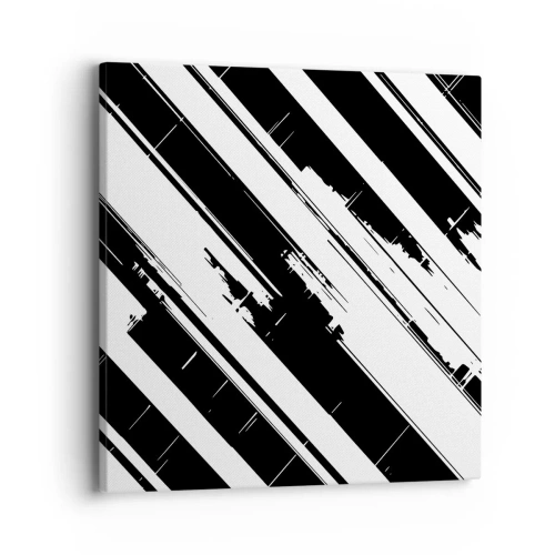 Impression sur toile - Image sur toile - Une composition intense et dynamique - 40x40 cm