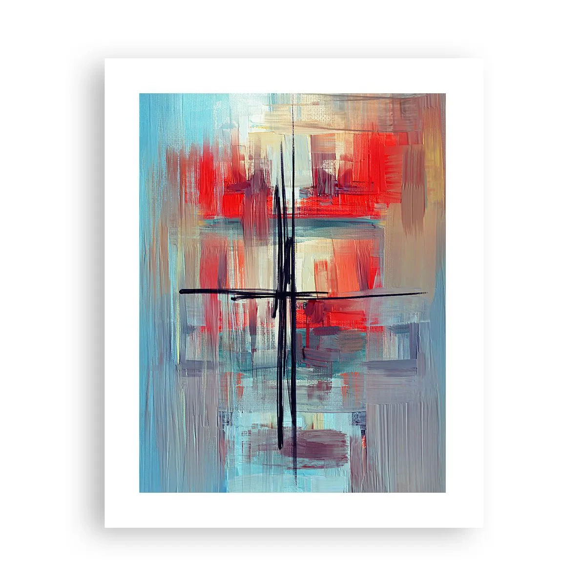 Affiche - Poster - Un paysage dans une dimension inconnue - 40x50 cm