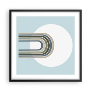 Affiche dans un cadre noir - Poster - Attraction irrésistible - 50x50 cm