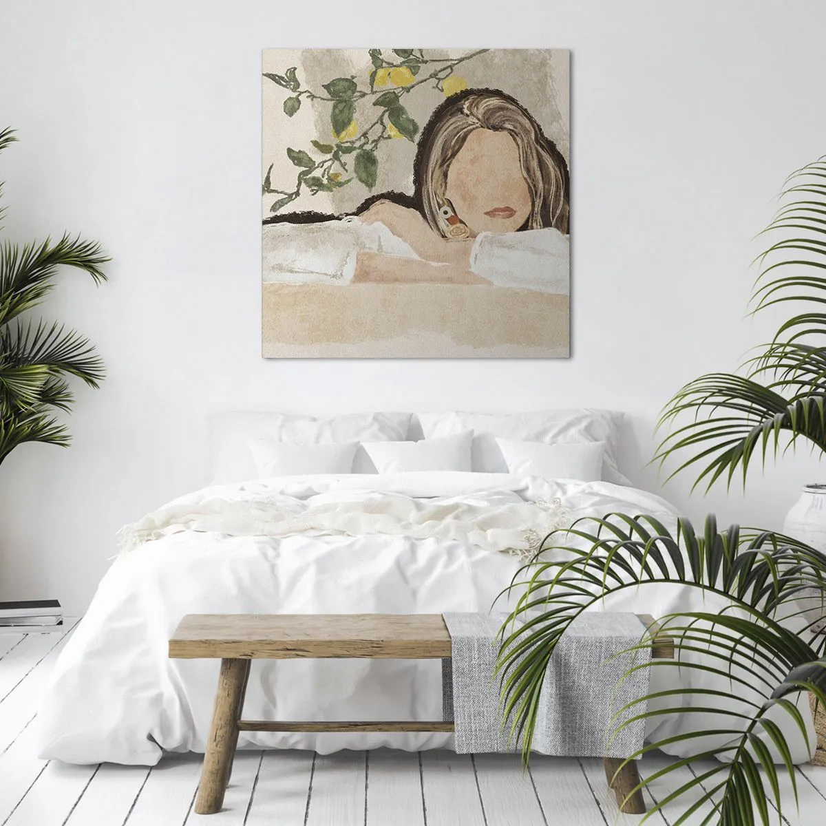 Impression sur toile - Image sur toile - La beauté du sud - 70x70 cm