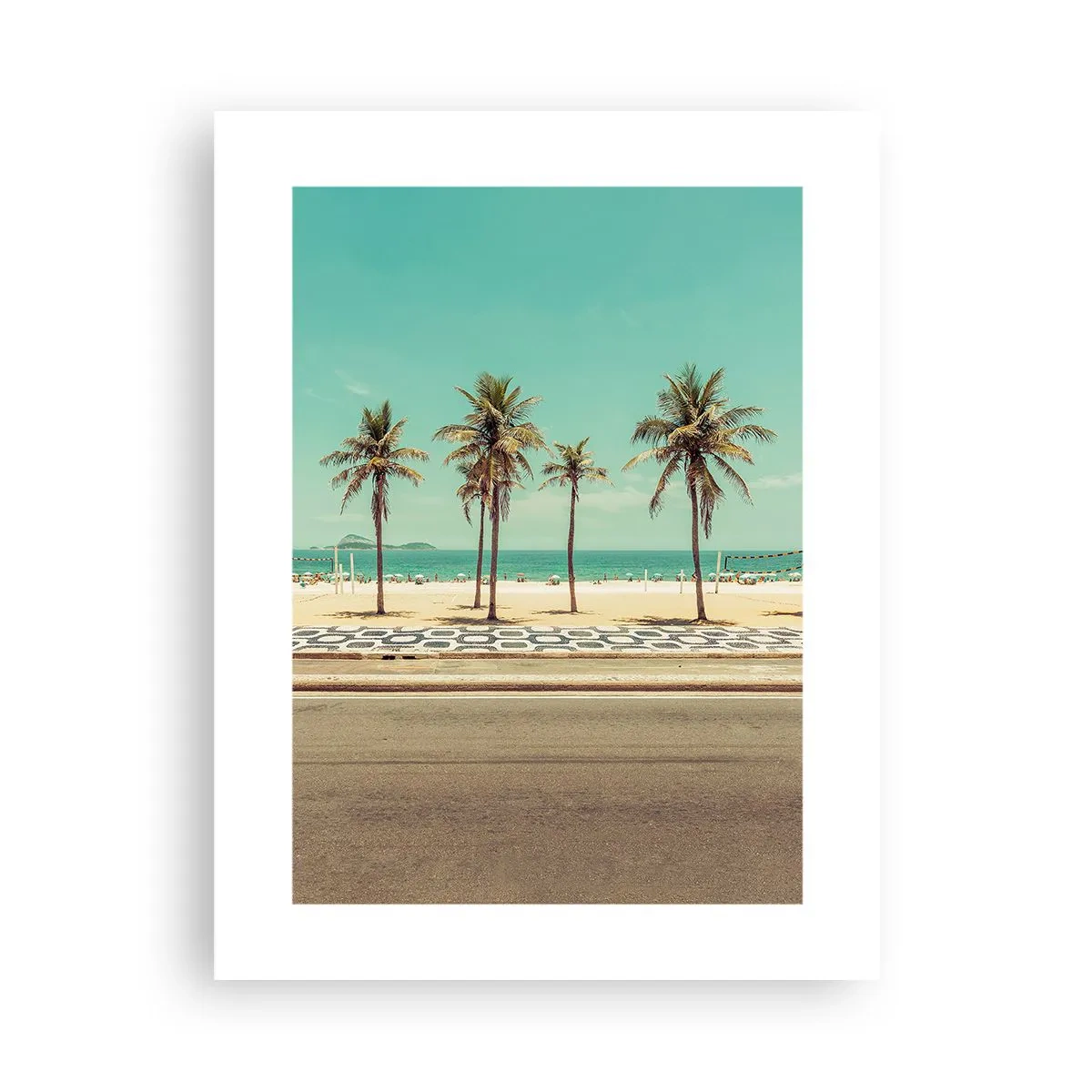 Affiche - Poster - Gardien de plage - 30x40 cm