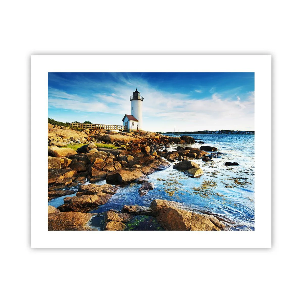 Affiche - Poster - Revenez heureux, j'attends - 50x40 cm