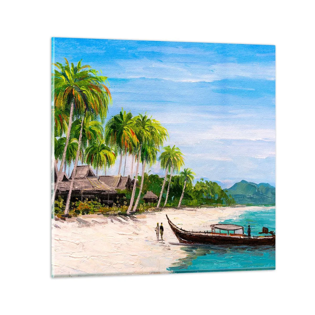 Impression sur verre - Image sur verre - Rêve exotique - 30x30 cm