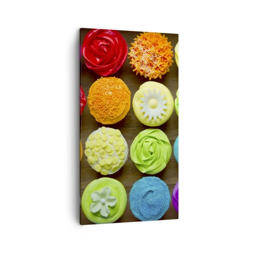 Impression sur toile - Image sur toile - Tous différents - tous délicieux - 45x80 cm