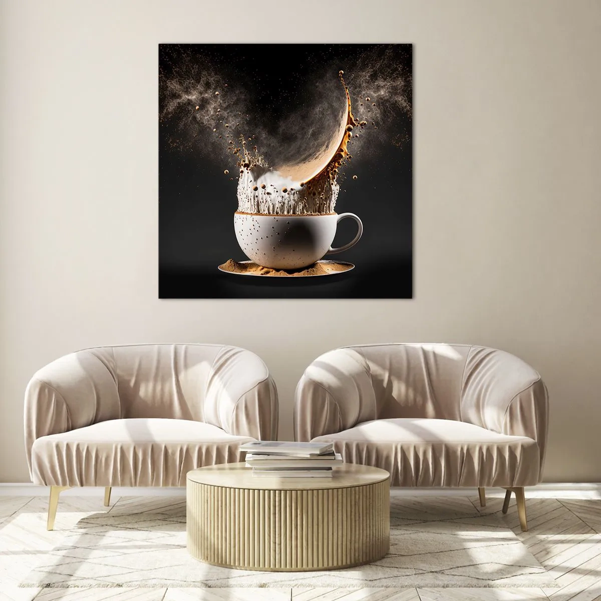 Impression sur verre - Image sur verre - Une explosion de saveur - 70x70 cm