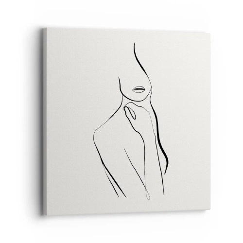 Impression sur toile - Image sur toile - Vague de mélancolie - 30x30 cm