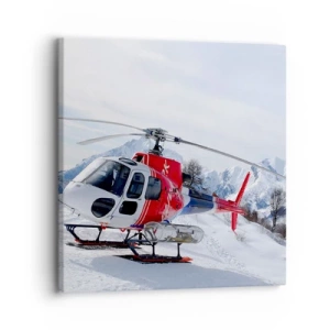 Impression sur toile - Image sur toile - Toujours prêt - 30x30 cm